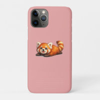 Cute Red Panda Relaxing Kawaii Animal Design