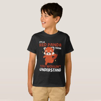 Cute Red Panda T-Shirt for Kids