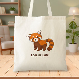 Cute Red Panda Tote Bag
