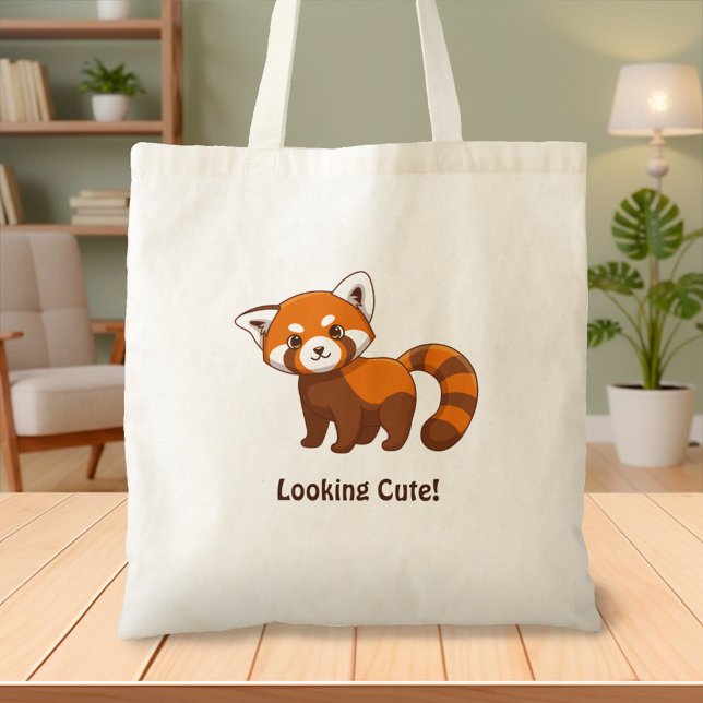 Cute Red Panda Tote Bag (Creator Uploaded)