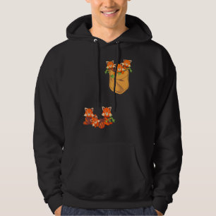 Cute Red Pandas In Pocket Awesome Red Panda Hoodie