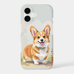 Cute Red Pembroke Welsh Corgi Dog