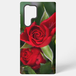 cute red rose galaxy s22ultra case
