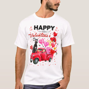 Cute Red Truck Cane Corso Valentine's Day Costume T-Shirt