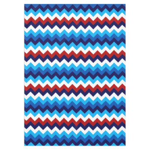 Cute Red White Blue Chevrons Medium Tablecloth