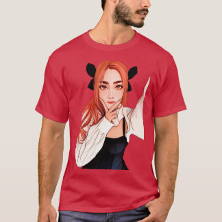 Cute Redheaded Cosplay Girl T-Shirt
