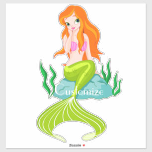 Cute Redheaded Mermaid Thunder_Cove