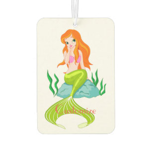 Cute Redheaded Mermaid Thunder_Cove Car Air Freshener
