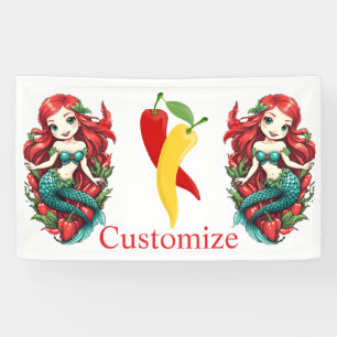Cute Redheaded Two-tail Mermaid Thunder_Cove Banner