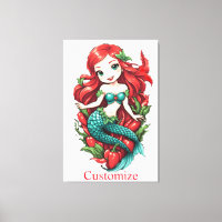 Cute Redheaded Two-tail Mermaid Thunder_Cove