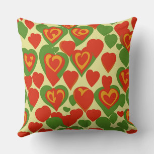 Cute Reggae Mini Hearts Pattern Cushion