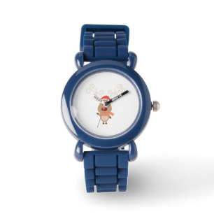 Cute reindeer cartoon watch