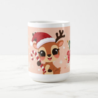 Cute Reindeer Christmas Mug
