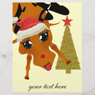 Cute Reindeer Flyer