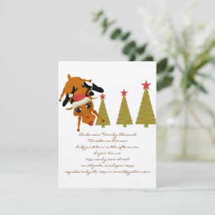 Cute Reindeer Invitation