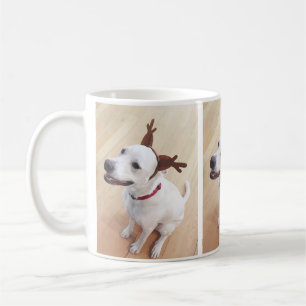 Cute Reindeer Puppy Dog 3 photo Coffee Mug
