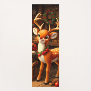 Cute Reindeer  Yoga Mat