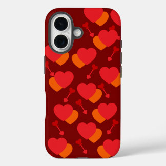 Cute repeating heart iPhone / iPad case
