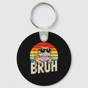 Cute Reptile Kids Boys Girls Bruh Leopard Gecko Lo Key Ring