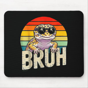 Cute Reptile Kids Boys Girls Bruh Leopard Gecko Lo Mouse Mat