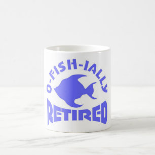cute retirement of a fisherman coffee mug