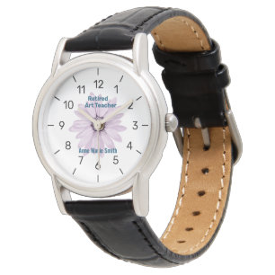 Cute Retirement Watch Art Teacher Personalise Name