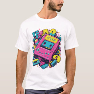 Cute Retro 90s Game Console Vintage Gaming T-Shirt