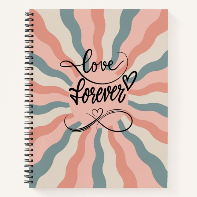 Cute Retro Aesthetic Notebook Journal  (Front)