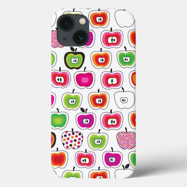 Cute retro apple pattern Case-Mate iPhone case (Back)