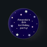 Cute Retro Arcade Game Kids Birthday  3 Cm Round Badge<br><div class="desc">Cute retro birthday invitation featuring pastel arcade video game illustrations paired with fun,  stylish typography on different colour backgrounds. You can find more matching items from this collection in my store.</div>
