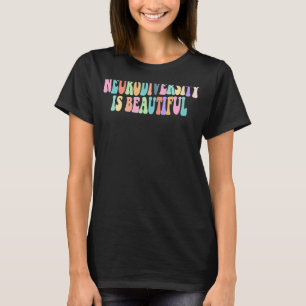Cute Retro Autism Awareness Neurodiversity Is Beau T-Shirt