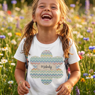 Cute Retro Back to School Pattern T-Shirt