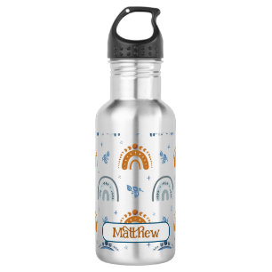 Cute Retro Boho Celestial Pattern Personalized 532 Ml Water Bottle