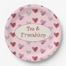 Cute Retro Boho Valentine's Day Ladies Tea Party