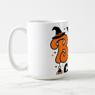 Cute Retro Boo Crew Halloween Spooky Squad Design Coffee Mug