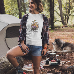 Cute Retro Campfire T-Shirt