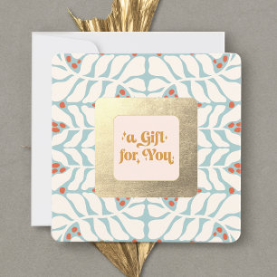 Cute Retro Christmas Gift Certificate