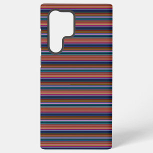 Cute retro colourful stripes samsung galaxy case