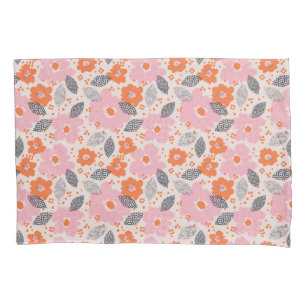 Cute Retro Floral Pattern Pillowcase
