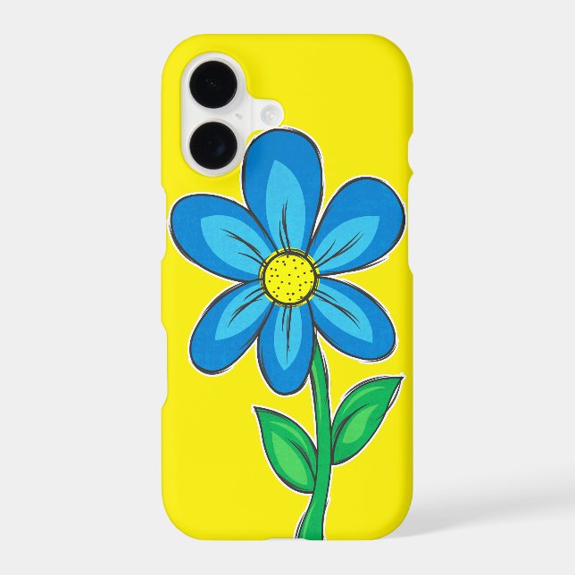 Cute Retro Flower Illustration Drawing (Back)