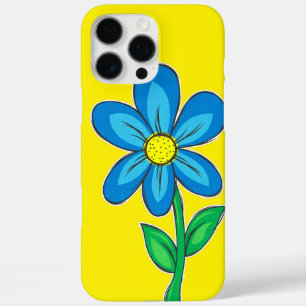 Cute Retro Flower Illustration Drawing iPhone 16 Pro Max Case