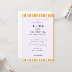 Cute Retro Funny Invitation progress not perfect