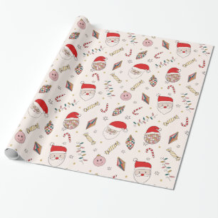 Cute Retro Groovy Wrapping Paper