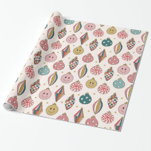 Cute Retro Groovy Wrapping Paper