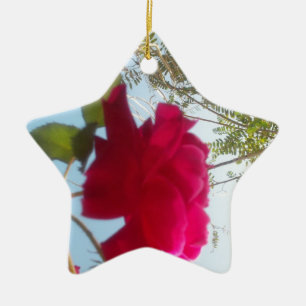 Cute Retro Hakuna Matata Gift Blue Red Green SKY Ceramic Tree Decoration