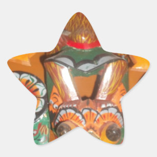 Cute Retro Halloween Bash Hakuna Matata Party Gift Star Sticker