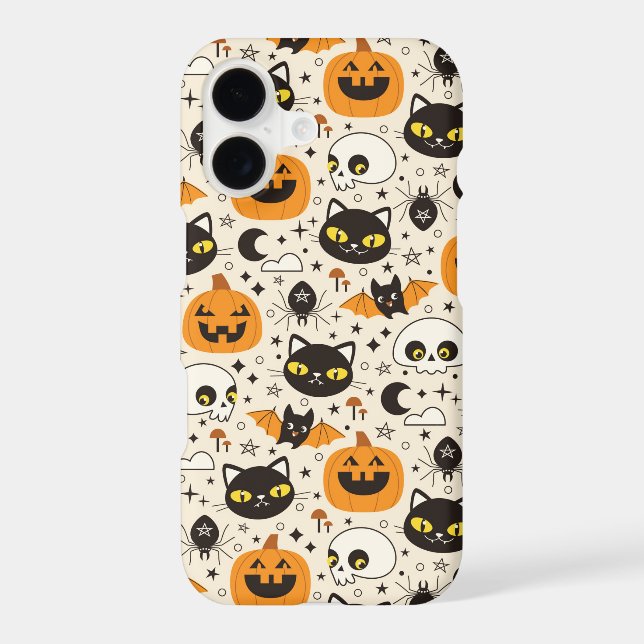 Cute Retro Halloween Pattern Samsung Galaxy S21 Case (Back)