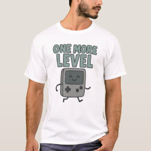 Cute Retro Handheld Console "One More Level" T-Shirt