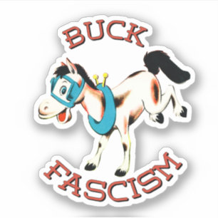 Cute Retro Horse - Buck Fascism