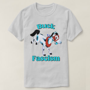 Cute Retro Horse - Buck Fascism T-Shirt
